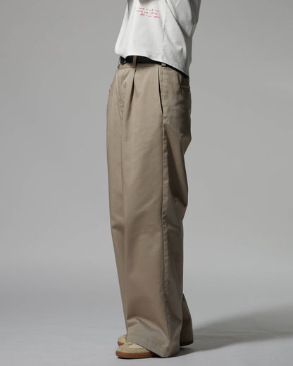 【Pre-order Item】Wide Straight Chino