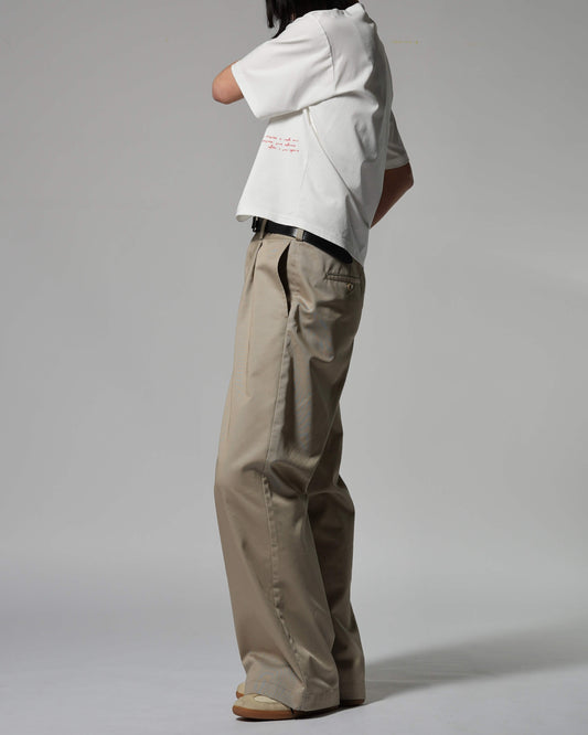 【Pre-order Item】Wide Straight Chino