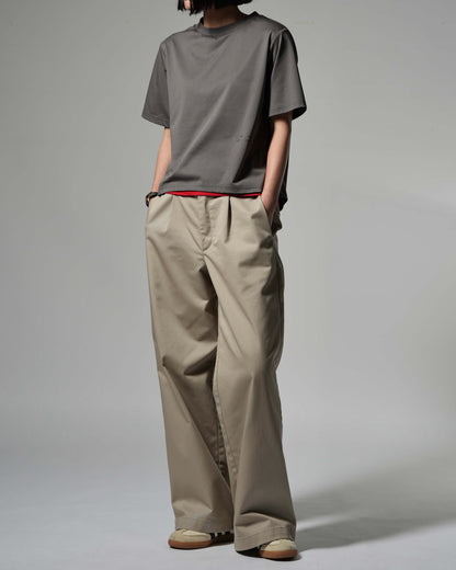 【Pre-order Item】Wide Straight Chino