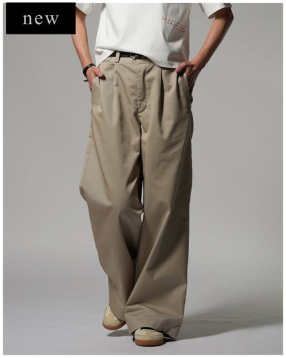 【Pre-order Item】Wide Straight Chino