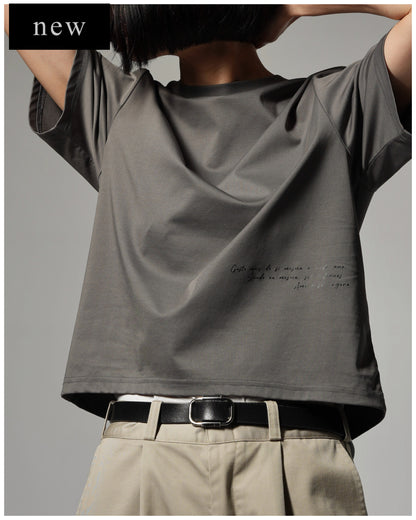 【Pre-order Item】logo Tee (gray)